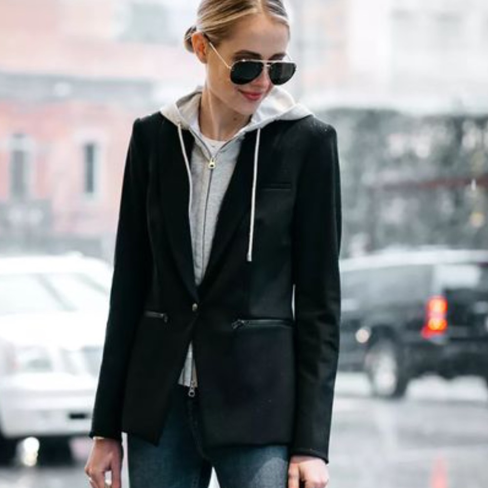 Calvin Klein Long Grey Sleeveless Hoodie